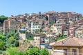 View over typical historic Italian houses in Unesco World Heritage town Siena, Italy, Europe