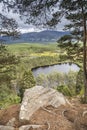 View over Uath Lochans at Glen Feshie in Scotland. Royalty Free Stock Photo