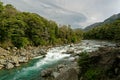 View over the upper Wairau River, New Zealand Royalty Free Stock Photo