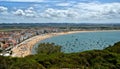 View over the village and bay of Sao Martinho do Porto