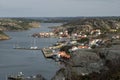 View over the village Fjallbacka, Bohuslan, Sweden