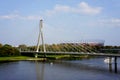 View over Vistula river in Warsaw