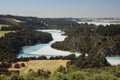 View over the Waimakariri river Royalty Free Stock Photo