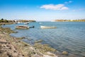 View over Walney Channel towards Barrow in Furness Royalty Free Stock Photo