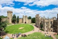 View over Warwick Castle, England