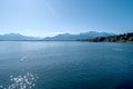 Idyll on Lake Chiemsee, Bavaria, Germany Royalty Free Stock Photo