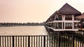 The view of the over-the water villas with private balconies, AVANI Sepang Goldcoast Resort