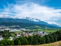 View over Wattens in Austria Royalty Free Stock Photo