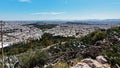 View Over Athens City From Mount Lycabettus Slopes, Greece