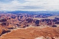 View over the White Rim Valley 1 Royalty Free Stock Photo