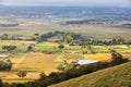 View over Yarra Glen in Australia