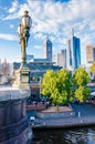 View over Yarra River and City Skyscrapers in Melbourne, Australia Royalty Free Stock Photo