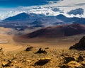 View Overlooking The Rim of Haleakala Crater Royalty Free Stock Photo