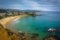 View of the Pacific Coast from Crescent Bay Point Park, in Laguna Beach, California.