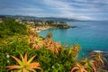 View of the Pacific Coast from Crescent Bay Point Park Royalty Free Stock Photo