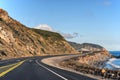 View of Pacific Coast highway PCH in southern California. Royalty Free Stock Photo