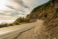 View on Pacific Highway road in Big Sur, California Royalty Free Stock Photo