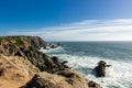A view of the Pacific Ocean from Bodega Head Royalty Free Stock Photo
