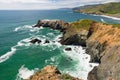 View of the Pacific Ocean at Point Bonita, California Royalty Free Stock Photo