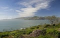 View on Pacific ocean from San Francisco to Point Bonita, California, USA Royalty Free Stock Photo