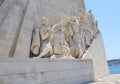 View of PadrÃ£o dos Descobrimentos (The Monument of Discoveries), Lisbon, Portugal Royalty Free Stock Photo