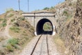 view of Pakistan railway line bridge no: 6 of swabi made in 1882 Royalty Free Stock Photo