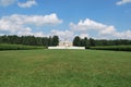 View at palace of Estate Arhangelskoe Royalty Free Stock Photo