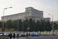 View of the Palace of Parliament in Bucharest, Romania Royalty Free Stock Photo