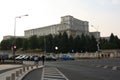 View of the Palace of Parliament in Bucharest, Romania