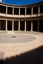 View of Palacio de Carlos V in The Alhambra Royalty Free Stock Photo