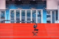 Red Carpet for the Film Festival in Cannes