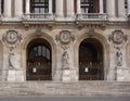 View of the Palais Garnier opera Royalty Free Stock Photo