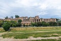 View of Palatine Hill and Imperial Palace from Circus Maximus - Rome, Italy Royalty Free Stock Photo