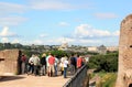 View from the Palatine Hill at the Papal Basilica in Rome