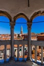 View from Palazzo Contarini del Bovolo in Venice Italy Royalty Free Stock Photo