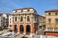 A view of the Palazzo del Capitaniato or loggia del Capitaniato in Piazza dei Signori, Vicenza