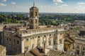 View at Palazzo Senatorio in Rome, Italy Royalty Free Stock Photo