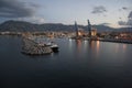 View Palermo port