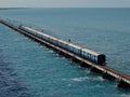 View of Pamban bridge in Rameshwaram. First indian bridge, which connects Pamban island and mainland India.