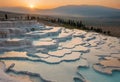 A view of Pamukkale in Turkey