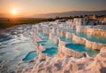 A view of Pamukkale in Turkey