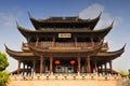 View on Pan Gate, Pan Men, or Panmen a historical landmark in Suzhou, China