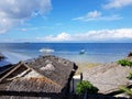 View from Panagsama beach, Moalboal Royalty Free Stock Photo