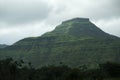 View of a Pandav Garh (fort) in rainy season