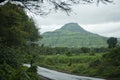 View of a Pandav Garh (fort) in rainy season