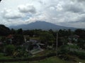 View of Pangrango Mountain, Bogor, West Java