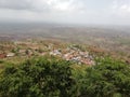 View from panhala fort at kolhapur maharashtra