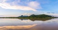 View panorama fo Khao Loung park near Wang Rom Klao dam,Uthai Thani