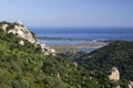 View of panorama from Monte Liuru Royalty Free Stock Photo