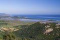 View of panorama from Monte Liuru Royalty Free Stock Photo